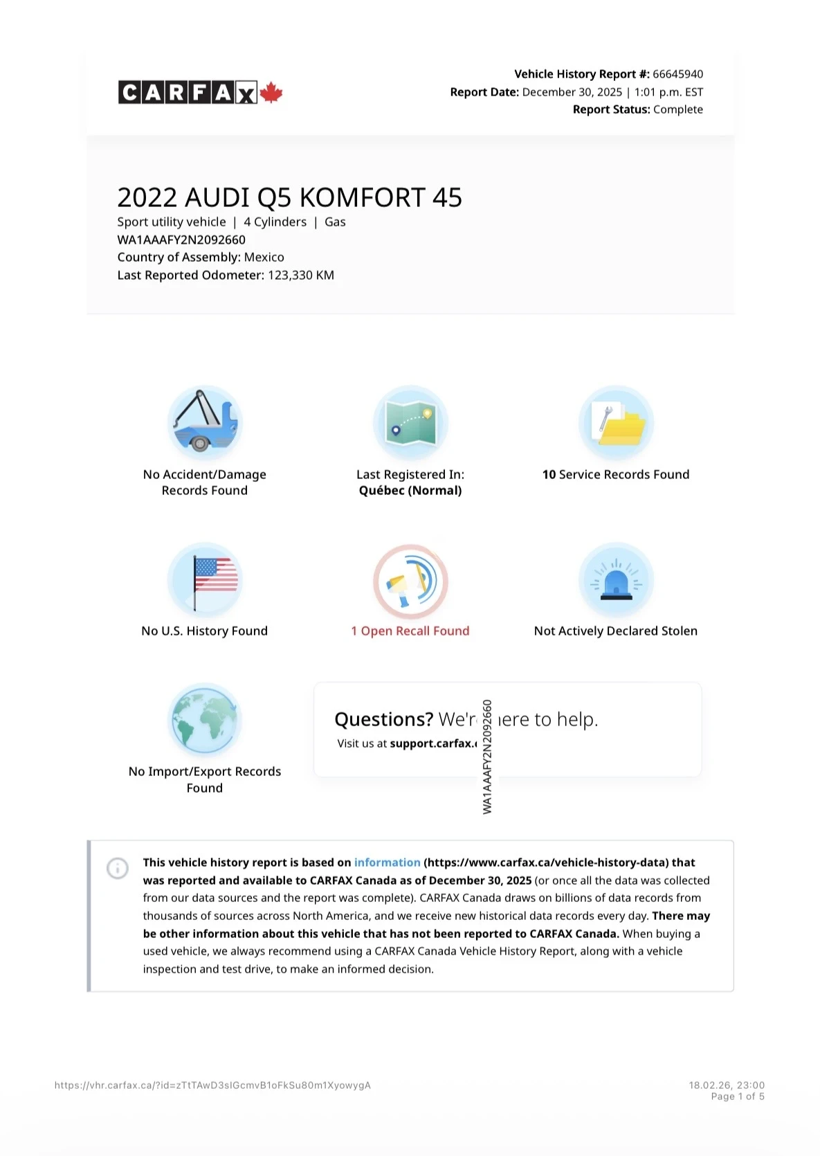 Audi Q5 45 TFSI QUATTRO , снимка 2 - Автомобили и джипове - 53880453