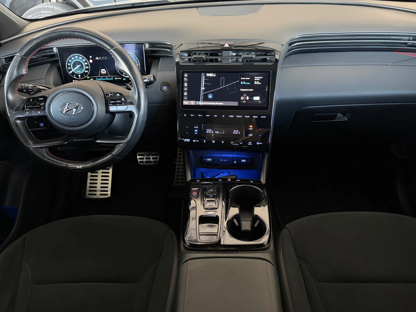 Hyundai Tucson 1.6T-GDI, HYBRID-230ps, N LINE, SMARTSTREAM-G!, снимка 9 - Автомобили и джипове - 56210993