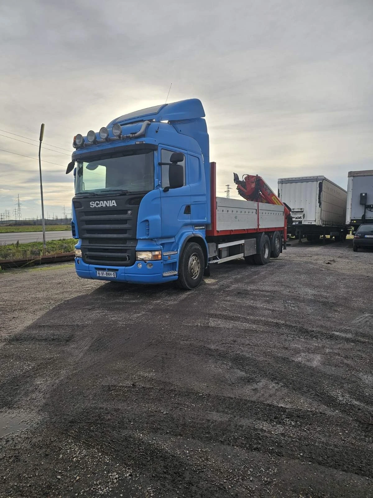 Scania R 500 Кран