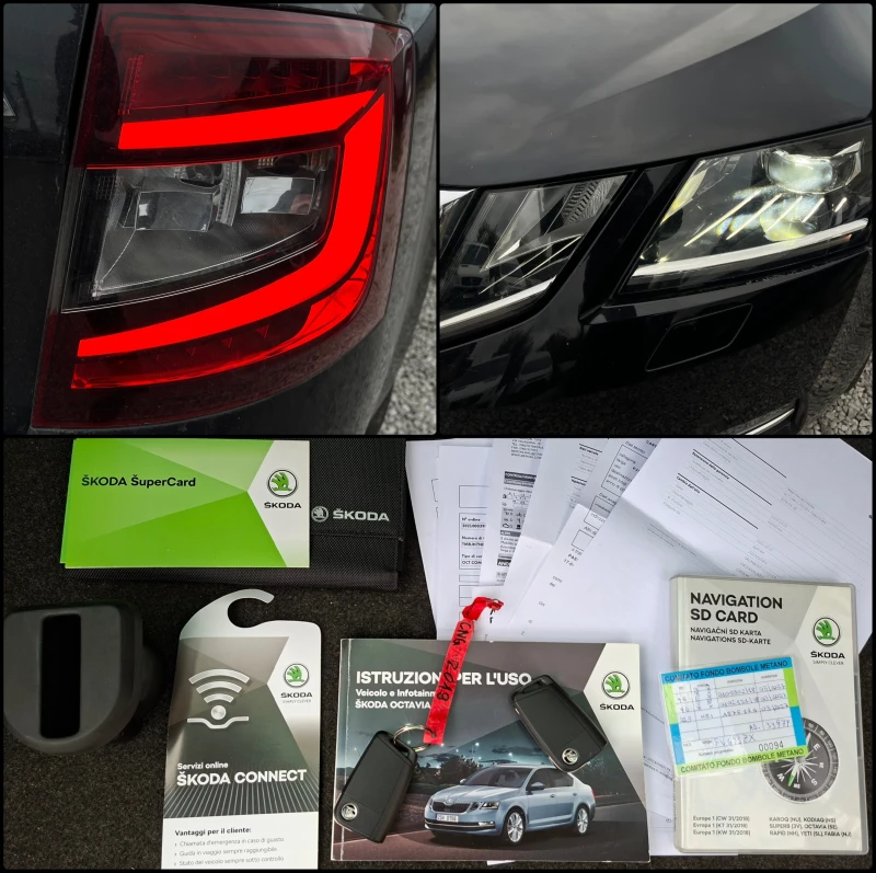 Skoda Octavia 1.5i G-TEC-LED-DSG, снимка 17 - Автомобили и джипове - 51914815