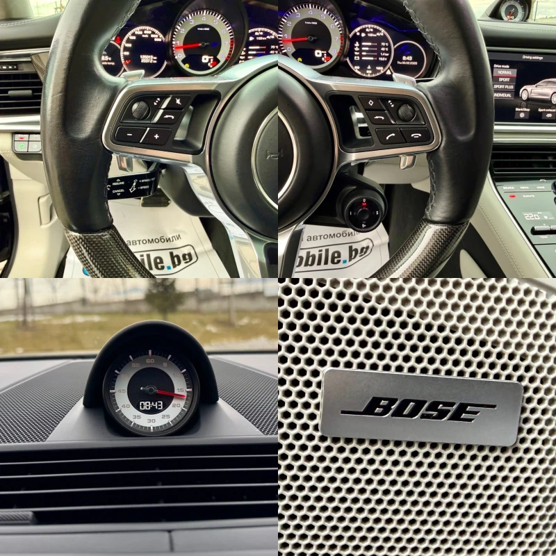 Porsche Panamera SPORT TURISMO 4S CARBON/PACK, снимка 15 - Автомобили и джипове - 53380666