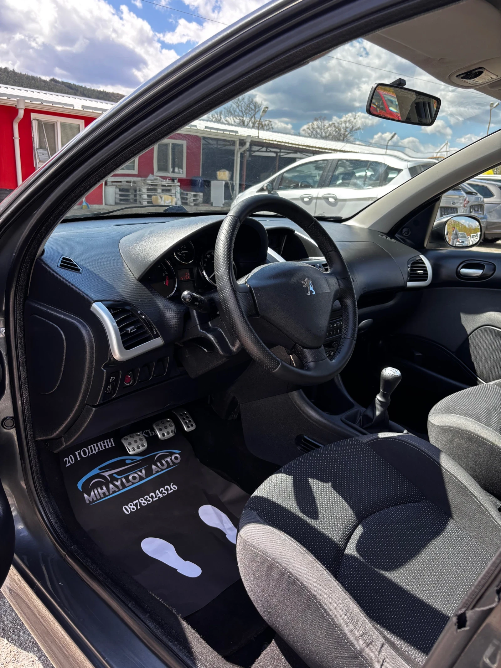 Peugeot 206 + 1.1i 157 800KM/НОВ ВНОС/УНИКАТ, снимка 10 - Автомобили и джипове - 54180670