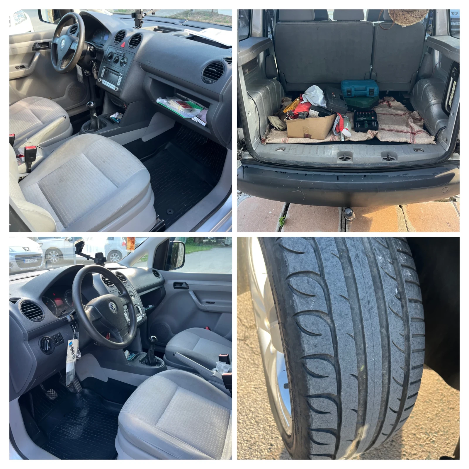 VW Caddy 1.9-105, снимка 14 - Автомобили и джипове - 54811533
