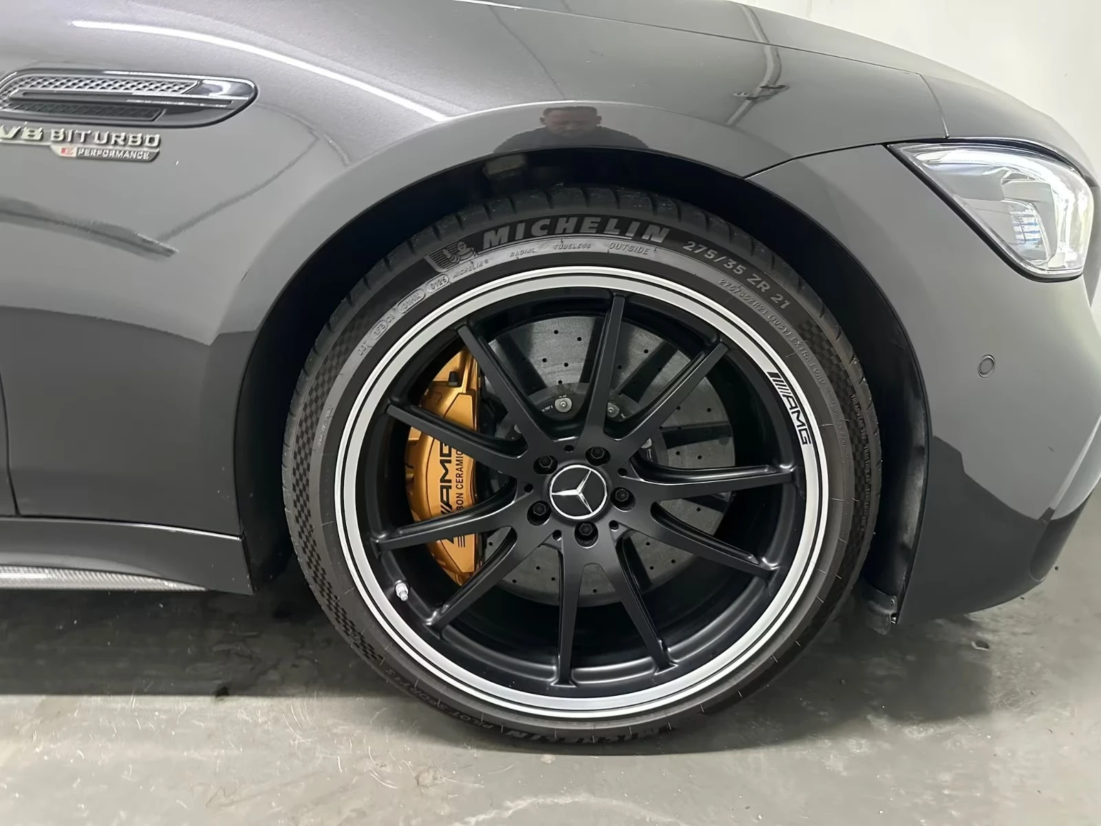 Mercedes-Benz AMG GT 63S E-PERFORMANCE / CERAMIC / BURM / HUD / 360 /, снимка 7 - Автомобили и джипове - 55060337