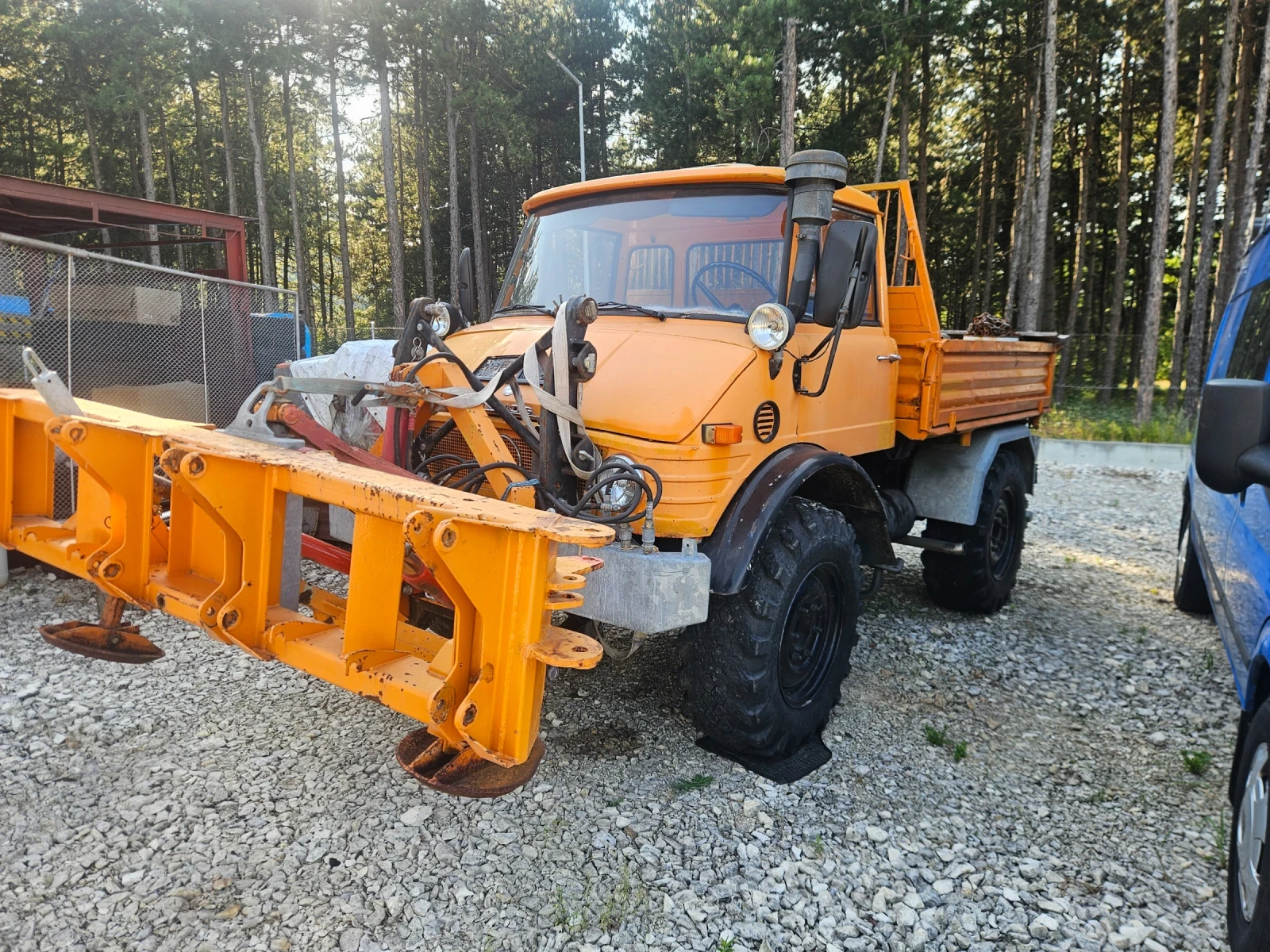 Mercedes-Benz UNIMOG 4х4 блокаж шпер лебетка