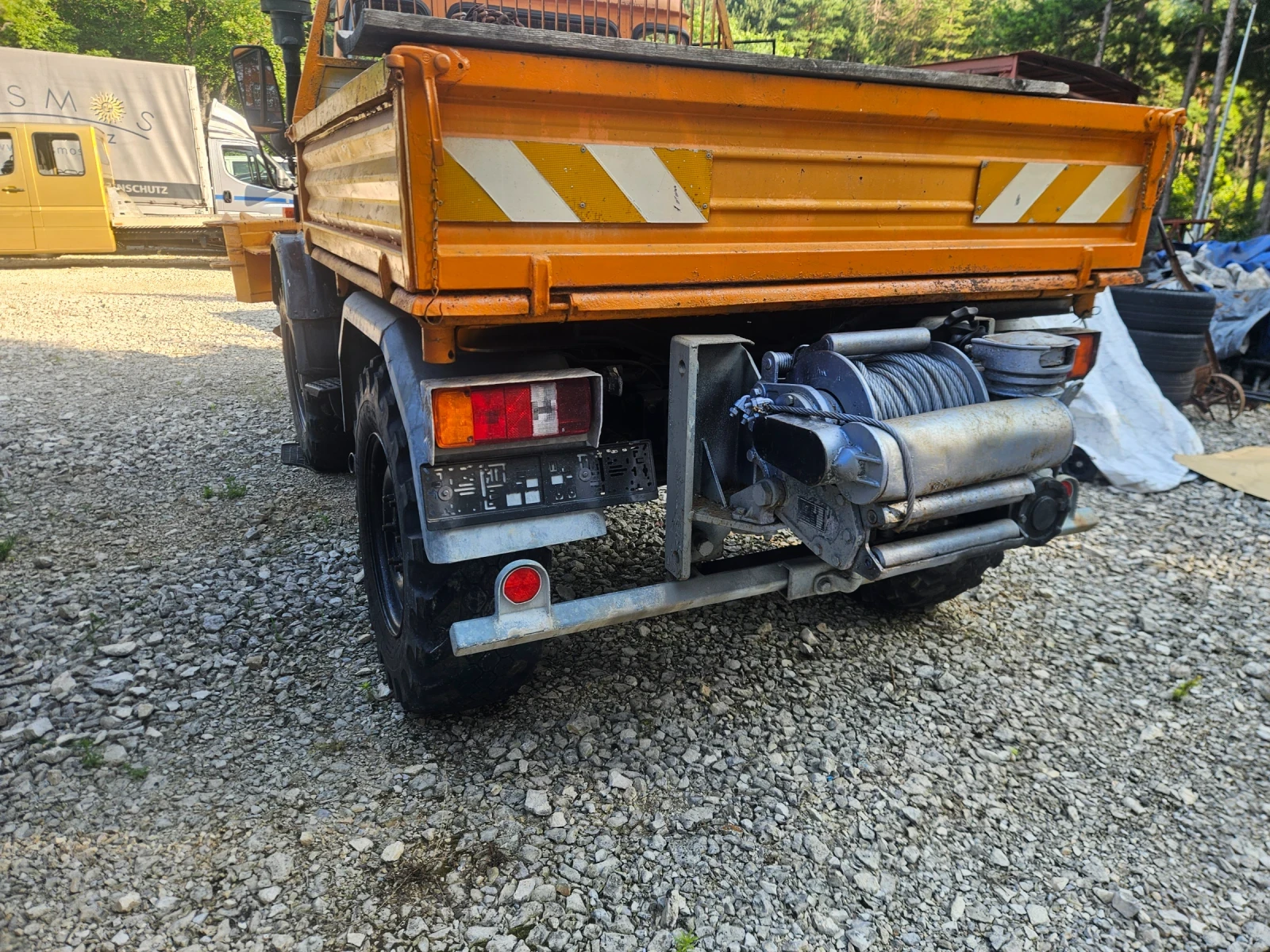 Mercedes-Benz UNIMOG 4х4 блокаж шпер лебетка, снимка 13 - Камиони - 55182117