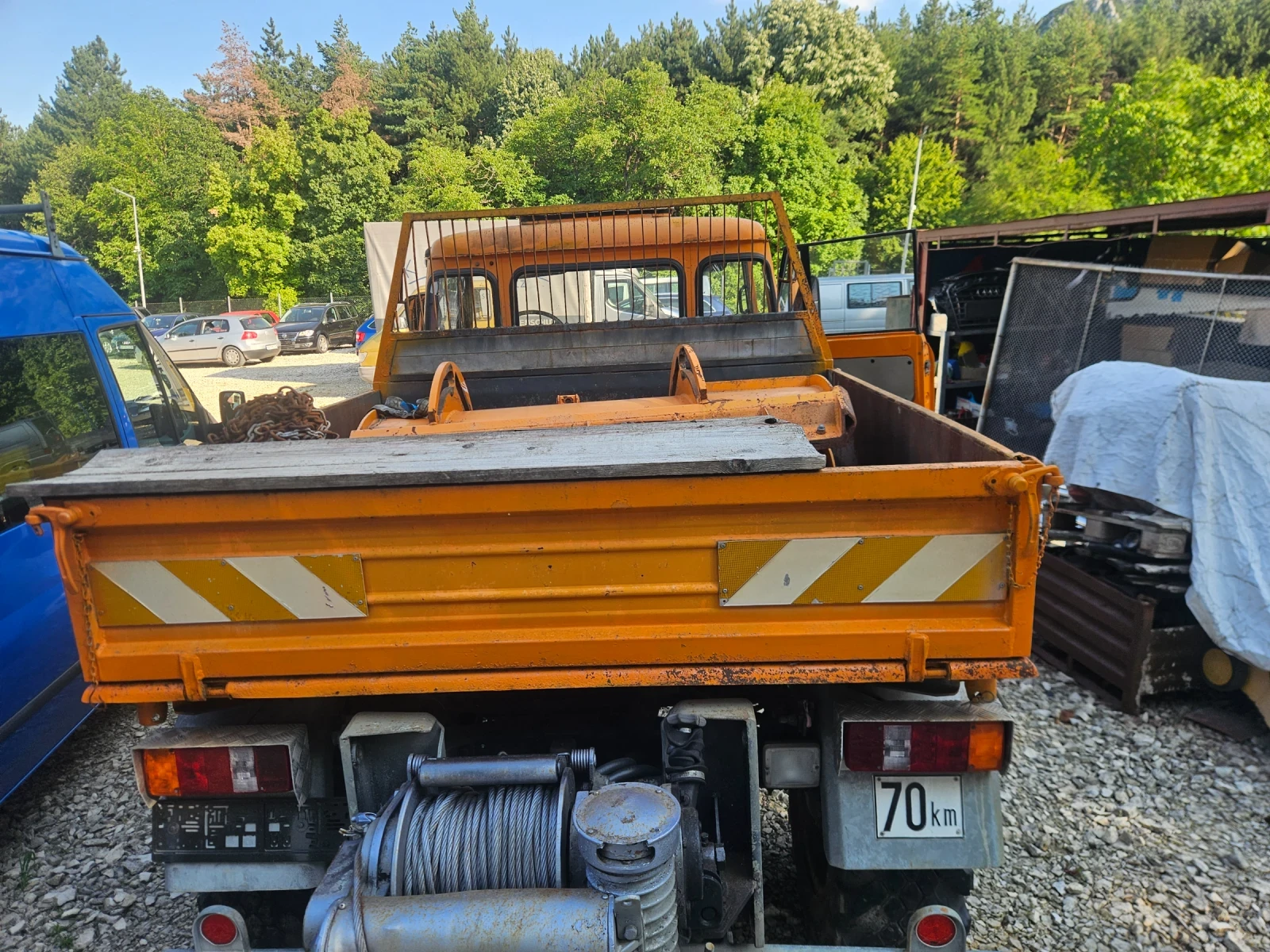 Mercedes-Benz UNIMOG 4х4 блокаж шпер лебетка, снимка 12 - Камиони - 55182117