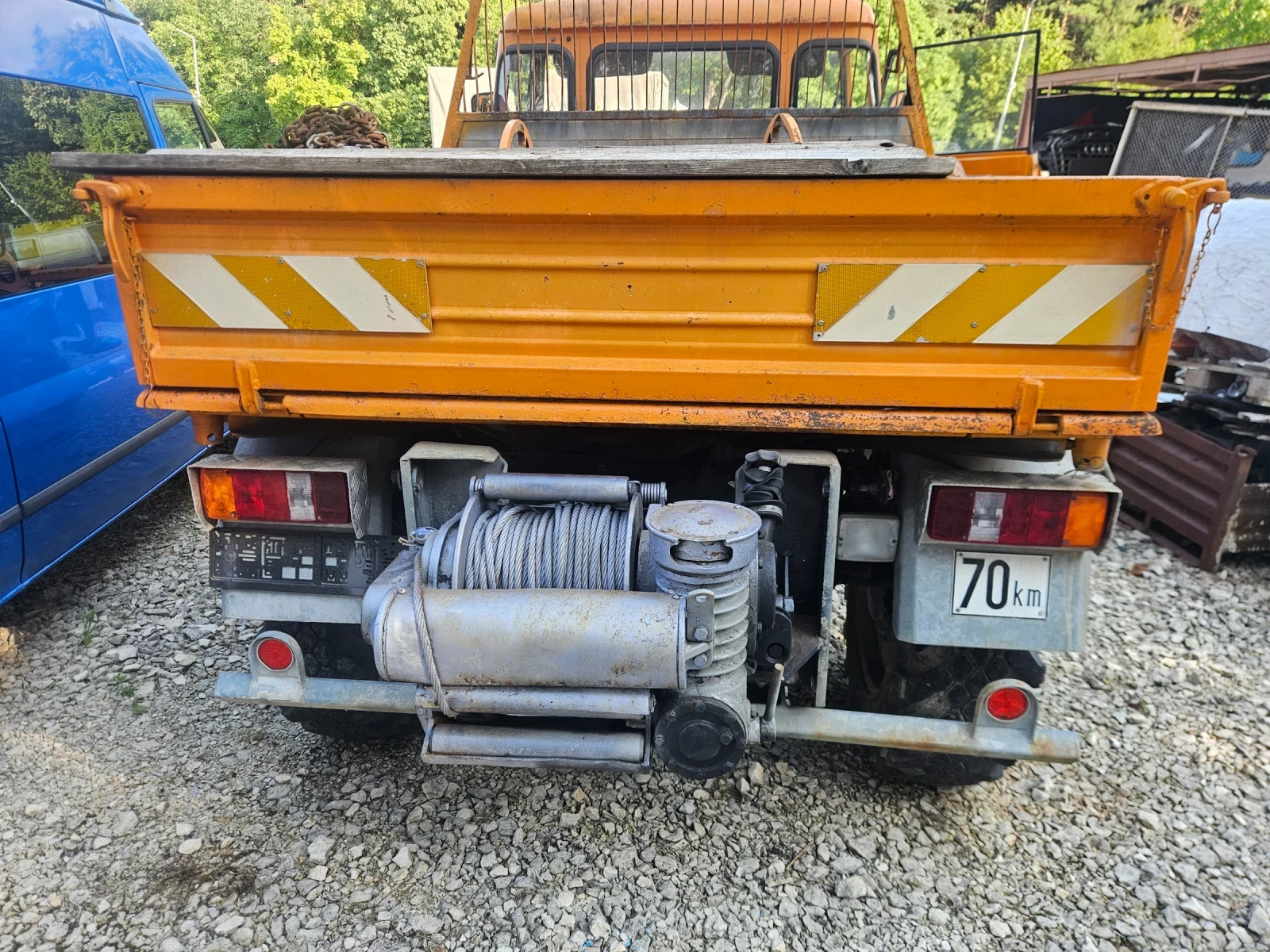 Mercedes-Benz UNIMOG 4х4 блокаж шпер лебетка, снимка 11 - Камиони - 55182117