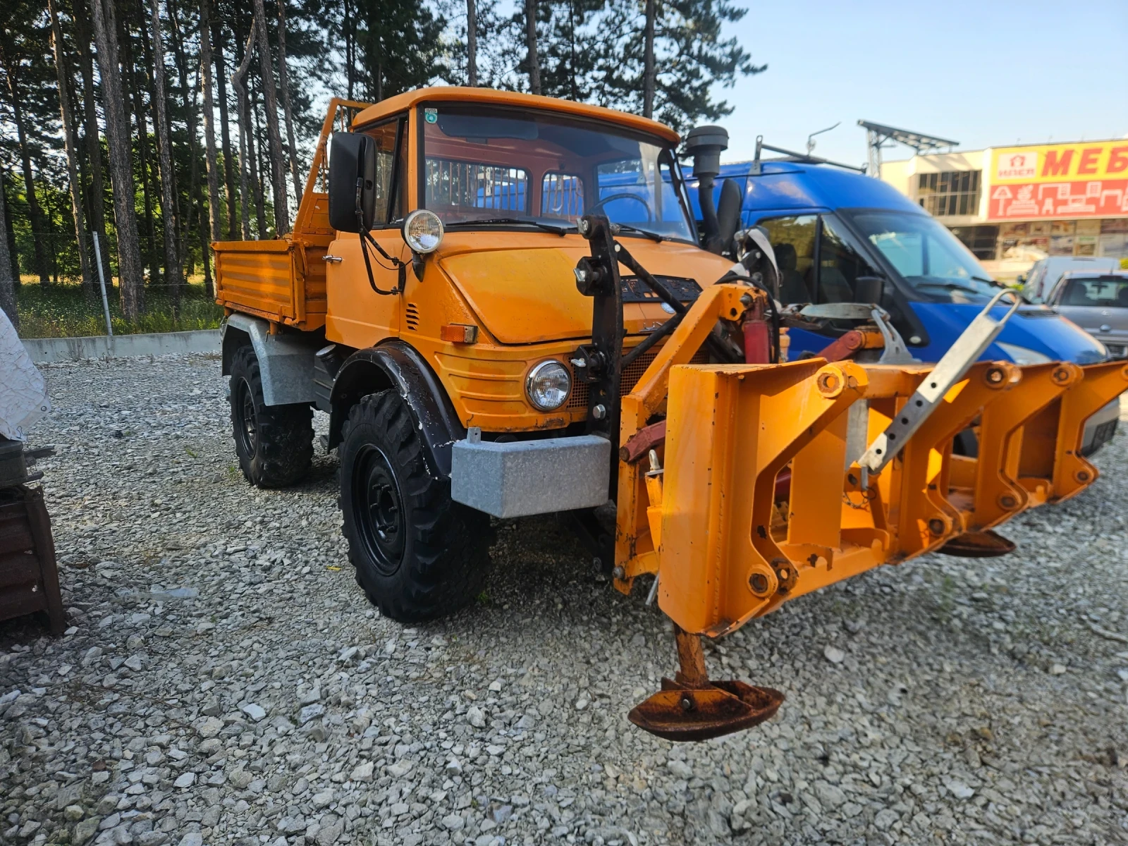 Mercedes-Benz UNIMOG 4х4 блокаж шпер лебетка, снимка 5 - Камиони - 55182117