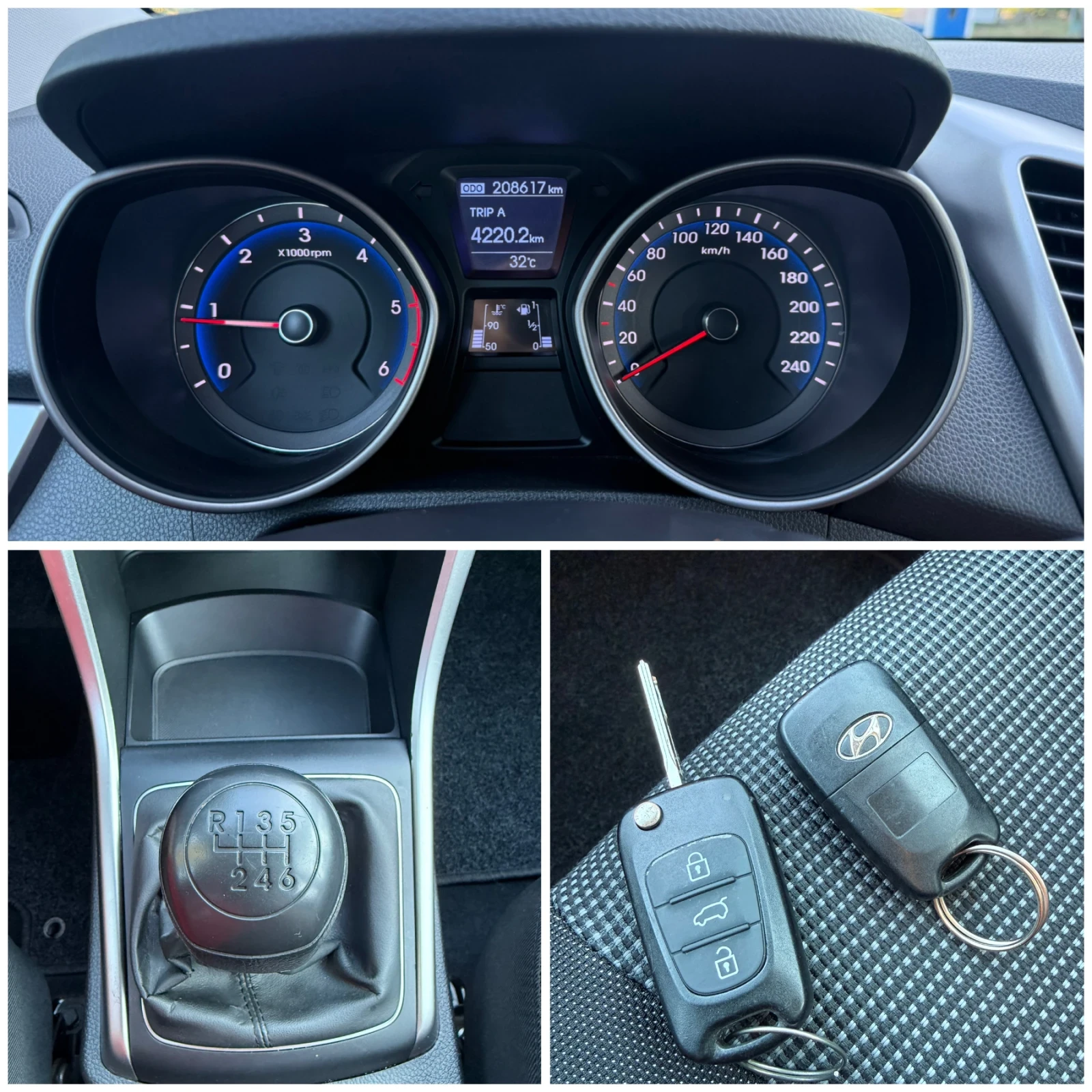 Hyundai I30 1.4CRDI* 90кс* 6 СКОРОСТИ* LED, снимка 12 - Автомобили и джипове - 55466845