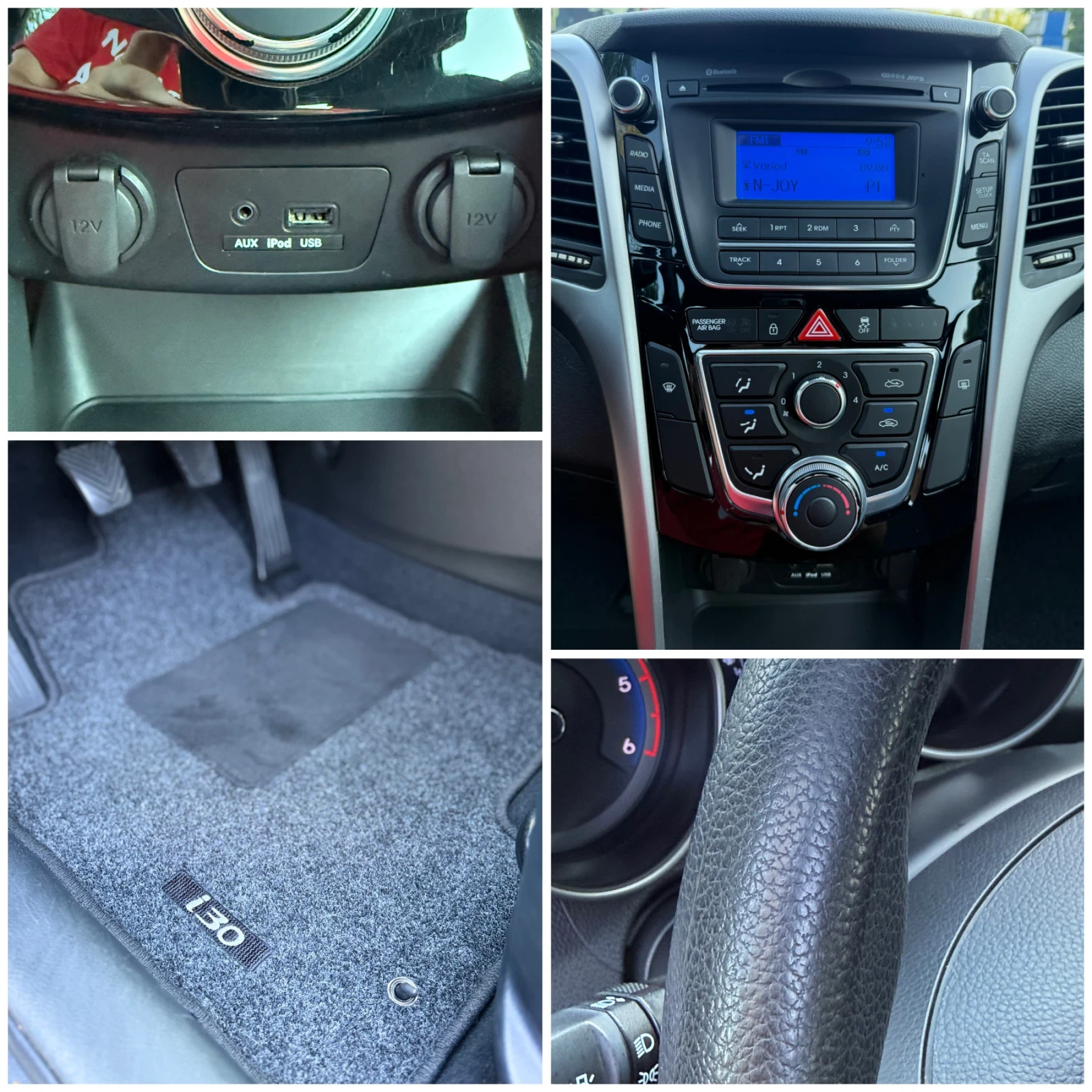 Hyundai I30 1.4CRDI* 90кс* 6 СКОРОСТИ* LED, снимка 13 - Автомобили и джипове - 55466845