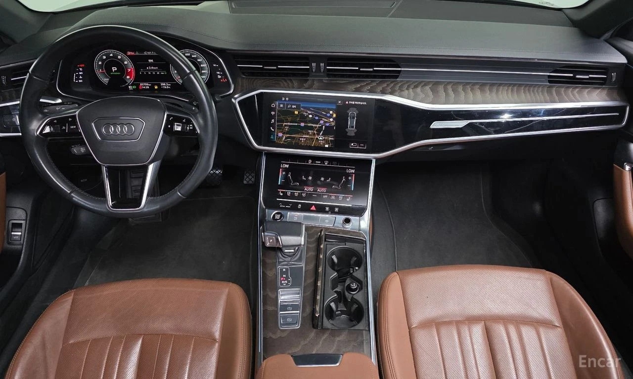 Audi A6 45TFSI* MATRIX* S* LINE* ОБДУХВАНЕ* ХЕДЪП* LANE* A, снимка 6 - Автомобили и джипове - 56308025