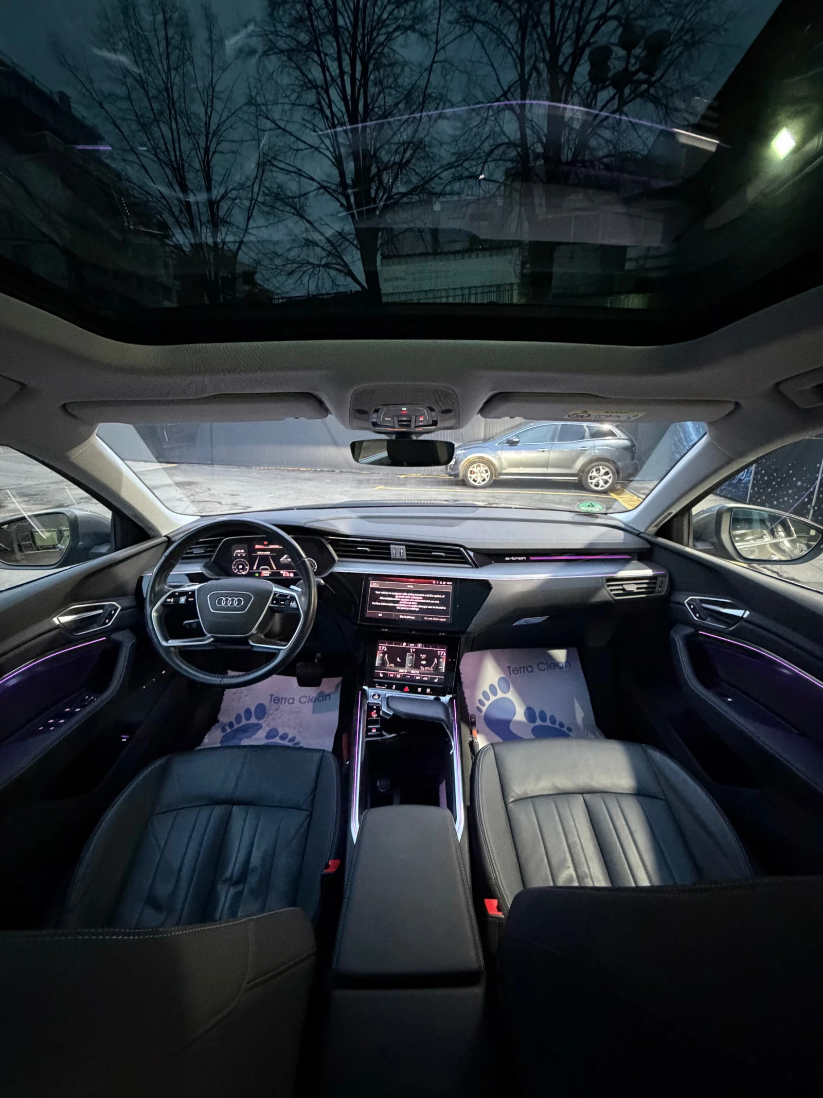 Audi E-Tron 94%SOH/МатриченLED/Пано/Камера/Амбиетно/Кожа, снимка 10 - Автомобили и джипове - 54035138