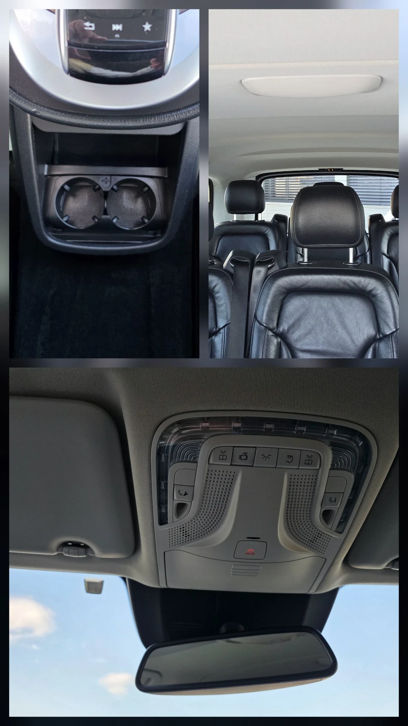 Mercedes-Benz V 250 Екстра Long 4matic euro6 100%удобрение за лизинг, снимка 13 - Бусове и автобуси - 54143074