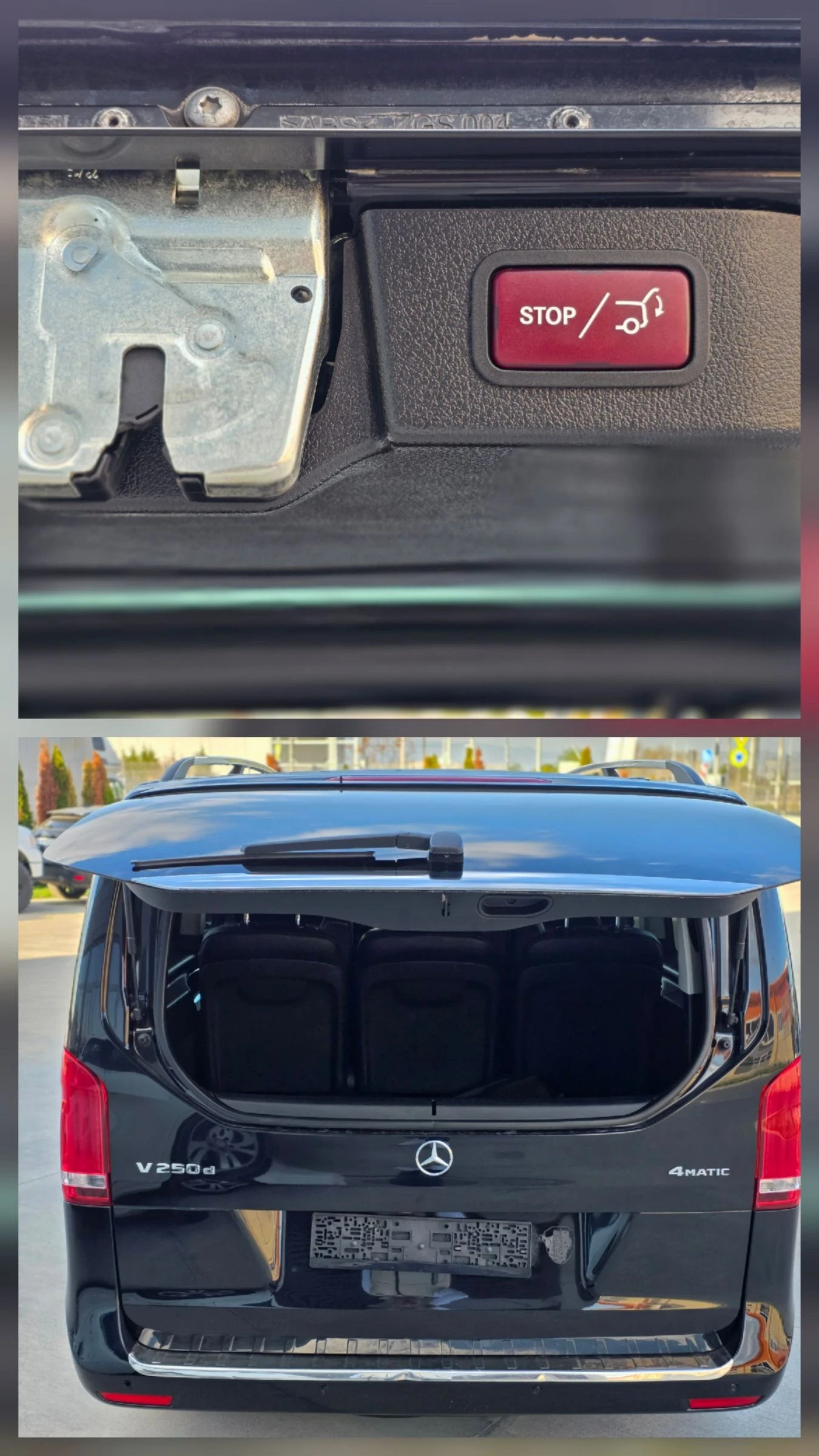 Mercedes-Benz V 250 Екстра Long 4matic euro6 100%удобрение за лизинг, снимка 11 - Бусове и автобуси - 54143074