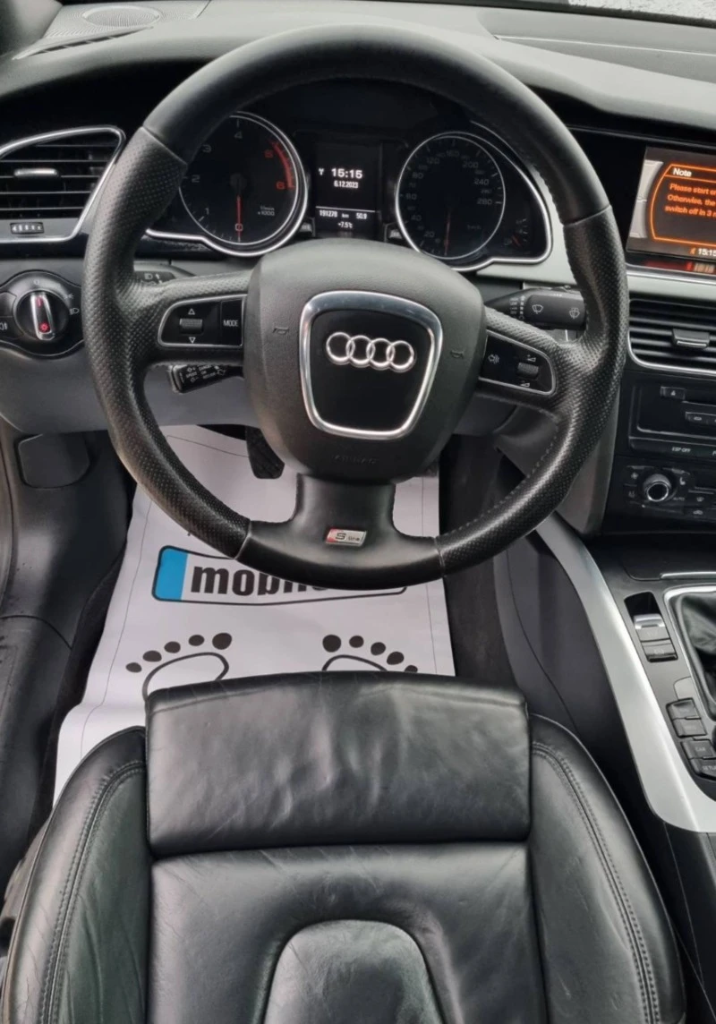 Audi A5 3.0Tdi S line.Quattro.MMI Navi, снимка 9 - Автомобили и джипове - 43322824