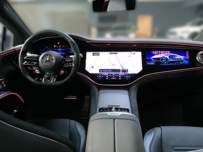 Mercedes-Benz EQS 53 AMG 4M AIR HYPERSCREEN HuD Pano 360 22&#34; #iC, снимка 6 - Автомобили и джипове - 50632305