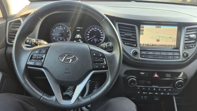Hyundai Tucson 1.6 БЕНЗИН 4X4 123хил 100%РЕАЛНИ ЛИЗИНГ ВИДЕО , снимка 12 - Автомобили и джипове - 52424090
