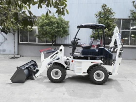 Челен товарач ZETTRA ZL-50 Backhoe Товарач Багер Комбиниран, снимка 2