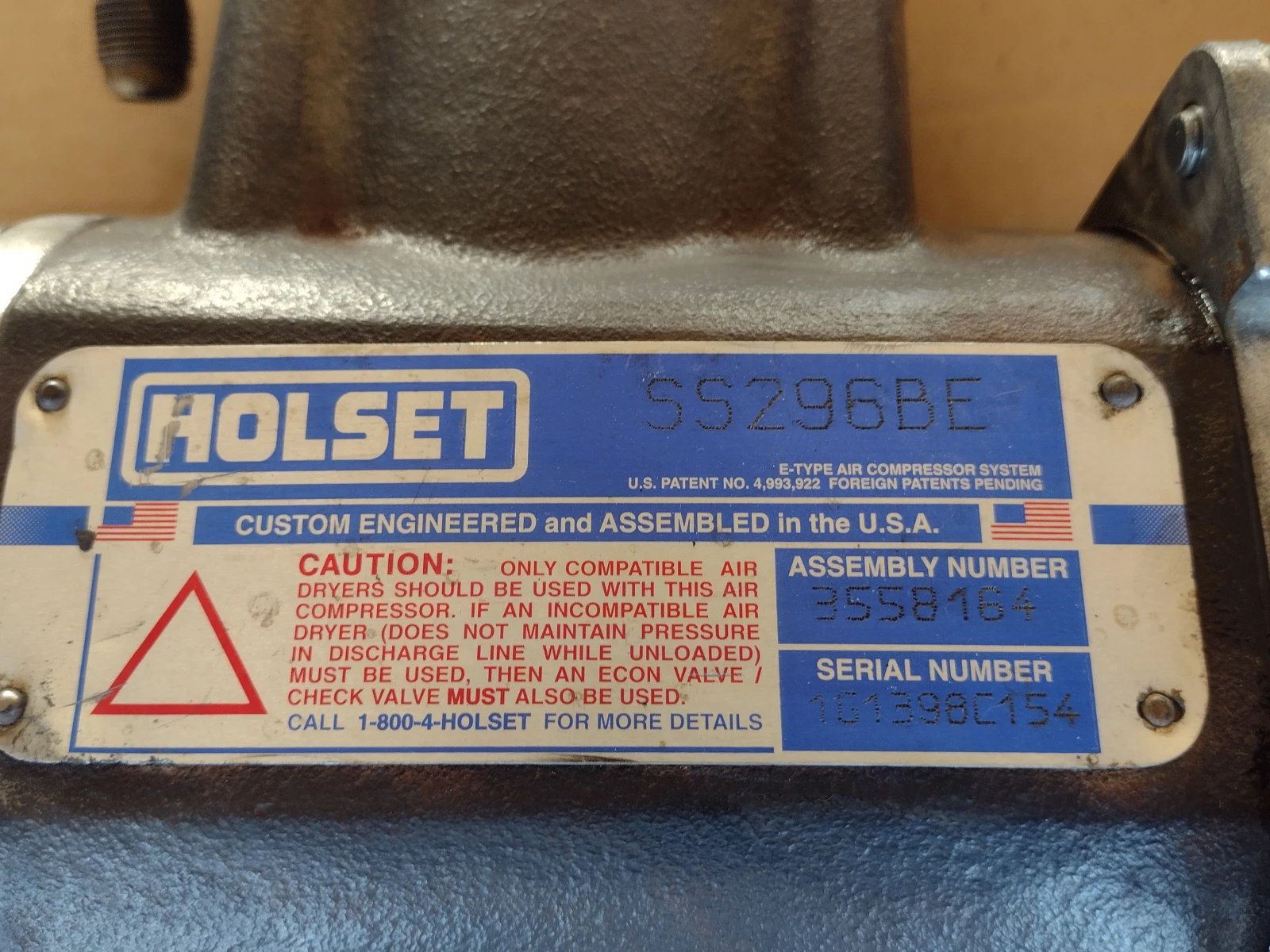 Компресор HOLSET, снимка 7 - Части - 55105541