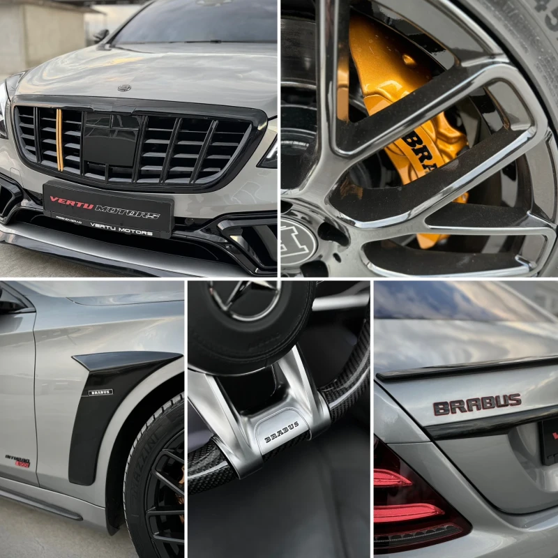 Mercedes-Benz S 63 AMG BRABUS 800 / 3xTV / PANORAMA / CARBON / ABC, снимка 14 - Автомобили и джипове - 48080842