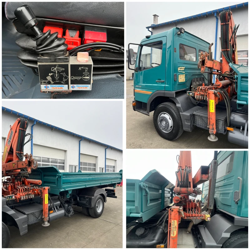 Mercedes-Benz Atego 1017 / Самосвал с кран HIAB / 4.0м дължина, снимка 10 - Камиони - 53354064