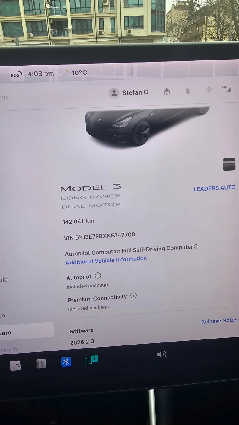 Tesla Model 3 Long Range 4Х4 , снимка 16 - Автомобили и джипове - 53476624