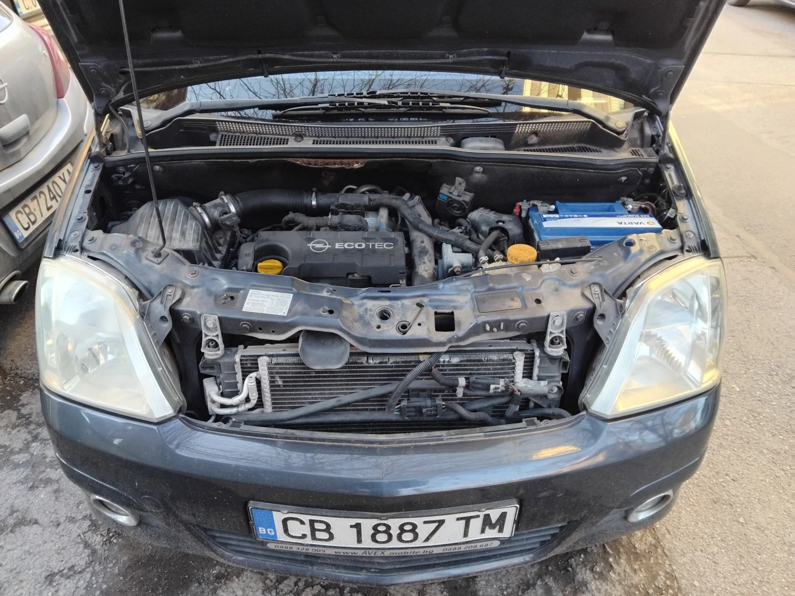 Opel Meriva 1.7cdti, снимка 9 - Автомобили и джипове - 54651181