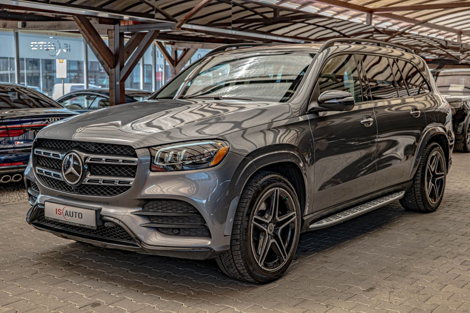 Mercedes-Benz GLS 450 AMG Line/Burmester/Панорама/Обдухване/HuD/6+ 1/Кам, снимка 3 - Автомобили и джипове - 56175590