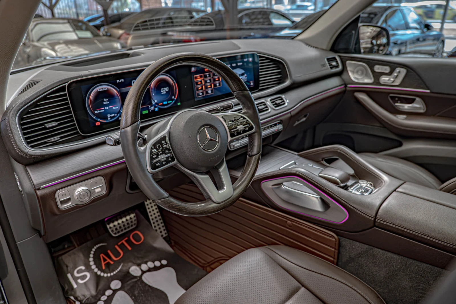 Mercedes-Benz GLS 450 AMG Line/Burmester/Панорама/Обдухване/HuD/6+ 1/Кам, снимка 7 - Автомобили и джипове - 56175590