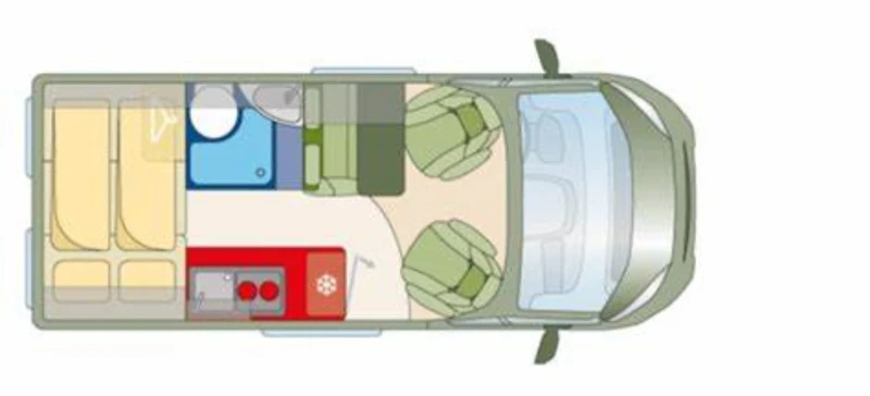 Кемпер Possl Roadcar, снимка 5 - Каравани и кемпери - 47563415