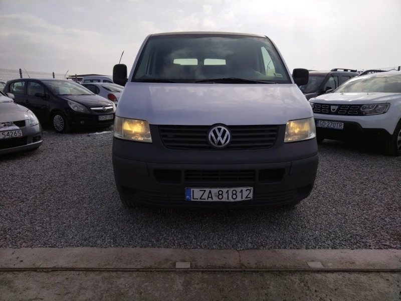 VW Transporter 1.9 105к.с. Климатик, камера , снимка 2 - Бусове и автобуси - 49193694