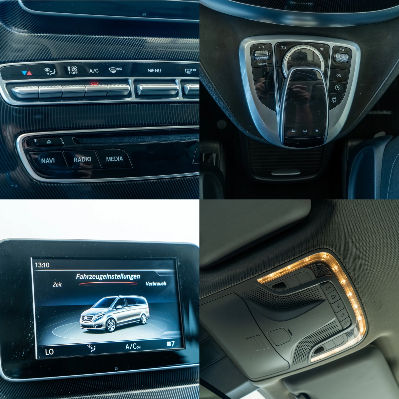 Mercedes-Benz V 250 4MATIC = 190HP = 2016 = TOP = ГАРАНЦИЯ = ЛИЗИНГ, снимка 16 - Бусове и автобуси - 55559292