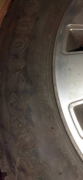 Гуми с джанти Firestone 205/65R16, снимка 4 - Гуми и джанти - 49513298