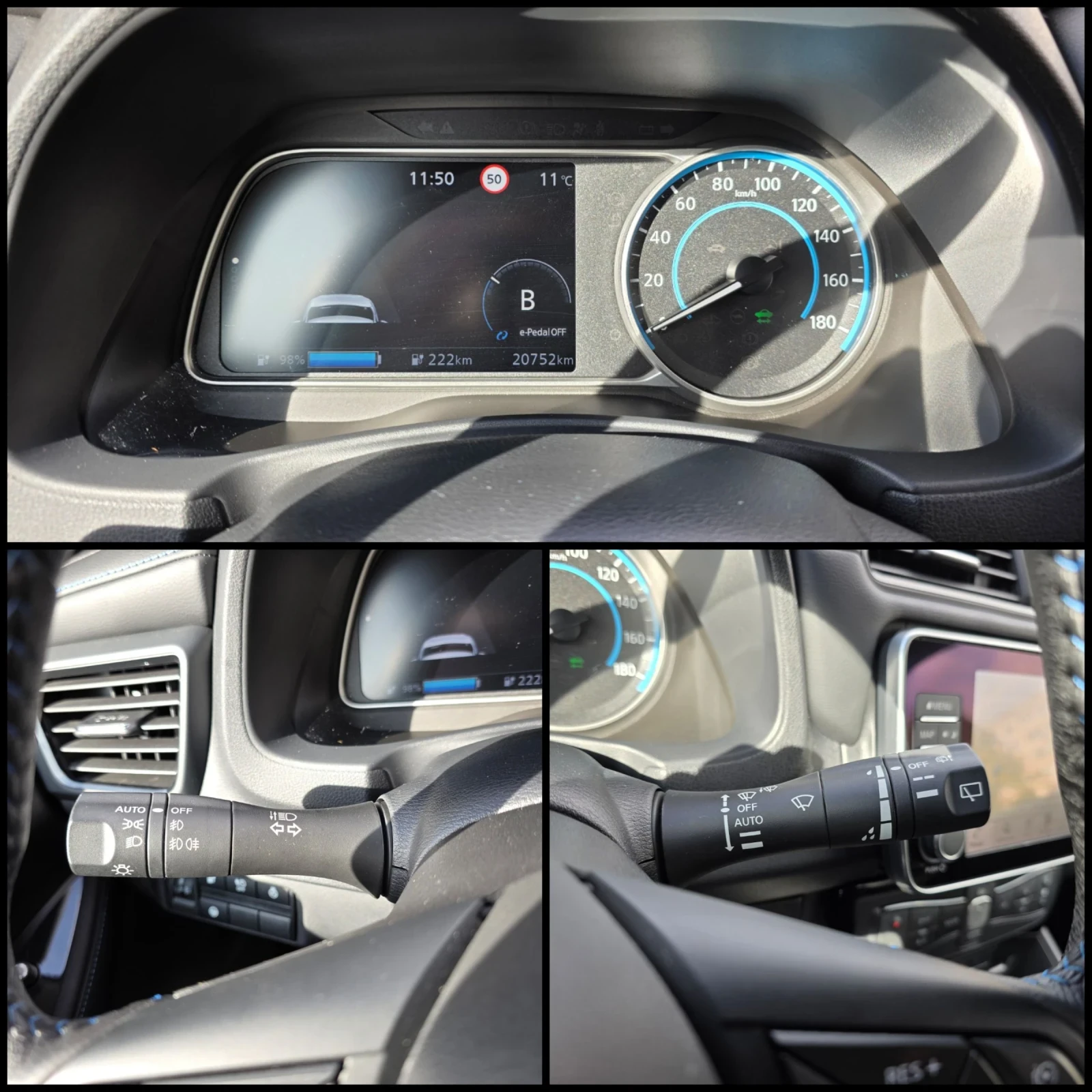 Nissan Leaf  /DISTRONIC/LINE-ASSIST/KEYLESS-ENTRY/360/FULL-OPT/ | Mobile.bg   15
