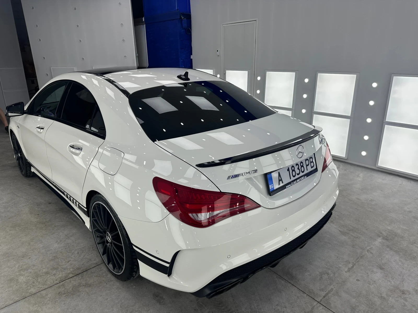 Mercedes-Benz CLA 45 AMG PANORAMA  ПОДГРЕВ  BLACK-WHITE RECARO КАМЕРА, снимка 4 - Автомобили и джипове - 54565416