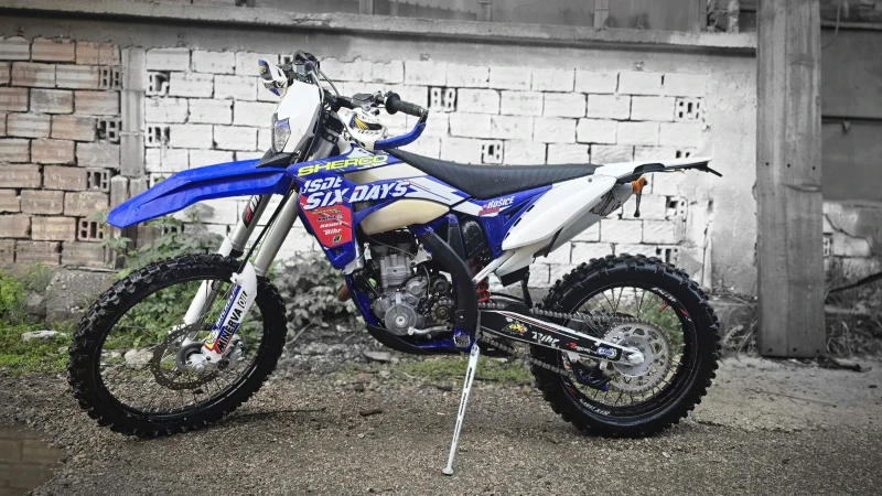 Sherco 4 Stroke Ohlins, FMF, Режими, 195 часа