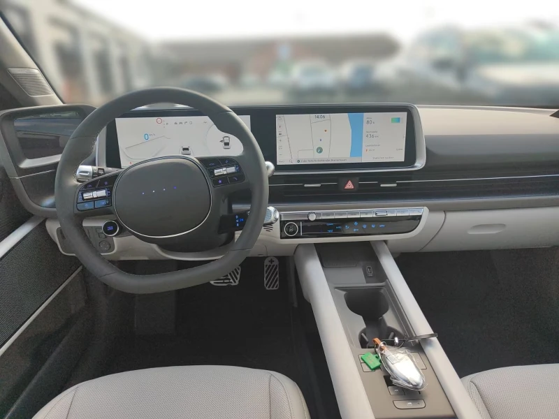 Hyundai Ioniq 6 UNIQ-PAKET/228HP/DIGITAL/HUD/360/KLESS/360fpr, снимка 12 - Автомобили и джипове - 50989675