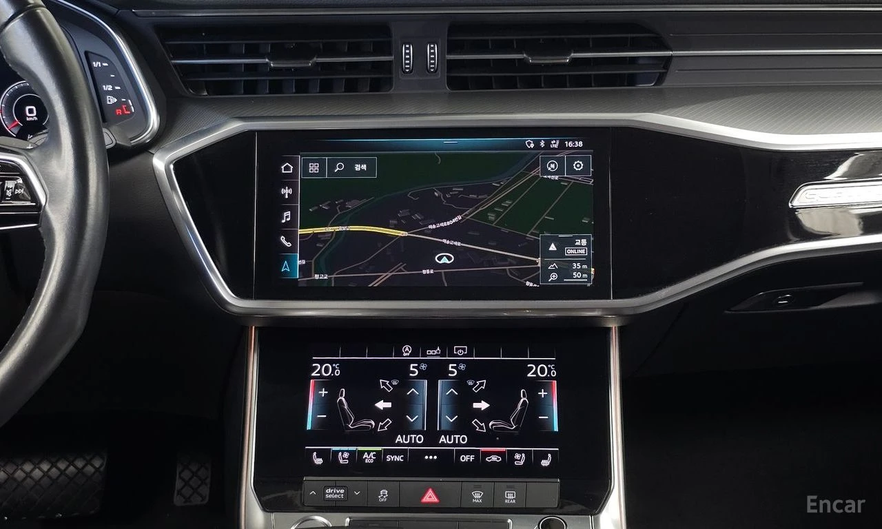 Audi A6 45TFSI* MATRIX* S* LINE* ОБДУХВАНЕ* ХЕДЪП* LANE* A, снимка 8 - Автомобили и джипове - 55962202