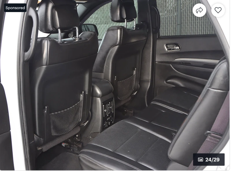 Dodge Durango GT* 3.6* V6* 8ZF* ПОДГРЕВ* КАМЕРА* КЕЙЛЕС* LANE* A, снимка 14 - Автомобили и джипове - 52975400