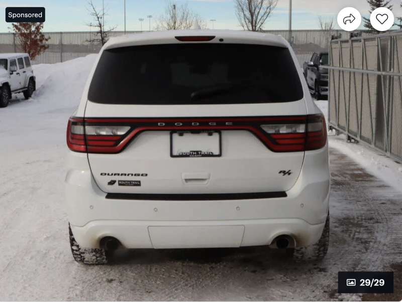 Dodge Durango GT* 3.6* V6* 8ZF* ПОДГРЕВ* КАМЕРА* КЕЙЛЕС* LANE* A, снимка 4 - Автомобили и джипове - 52975400