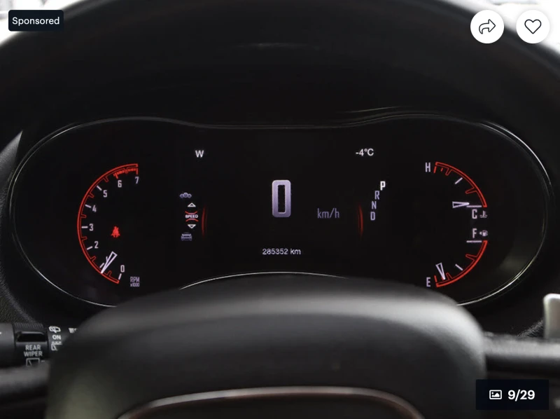 Dodge Durango GT* 3.6* V6* 8ZF* ПОДГРЕВ* КАМЕРА* КЕЙЛЕС* LANE* A, снимка 10 - Автомобили и джипове - 52975400