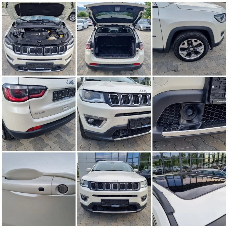 Jeep Compass 2.0MJT-4x4* 9 СКОРОСТ* LIMITED* 168х.км* 2018г.EUR, снимка 17 - Автомобили и джипове - 41161991