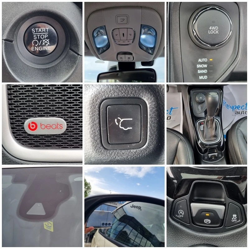 Jeep Compass 2.0MJT-4x4* 9 СКОРОСТ* LIMITED* 168х.км* 2018г.EUR, снимка 16 - Автомобили и джипове - 41161991