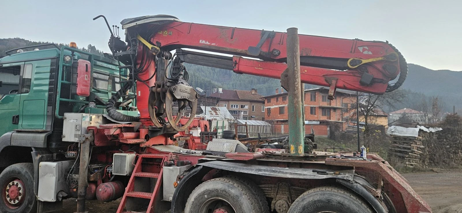 Man Tgs Кран Epsilon 2011г със щипка и ротатор - изображение 2