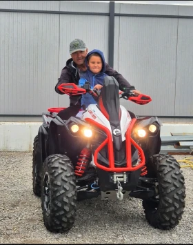 Can-Am Renеgade ЧИСТО НОВ 477км. КОМПЛЕКТ С НОВО USA РЕМАРКЕ.