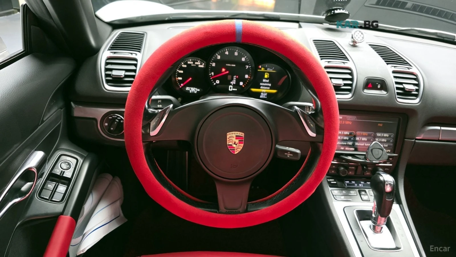 Porsche Boxster 2.7 981* ЧЕРВЕНА КОЖА* ПОДГРЕВ, снимка 12 - Автомобили и джипове - 55825551