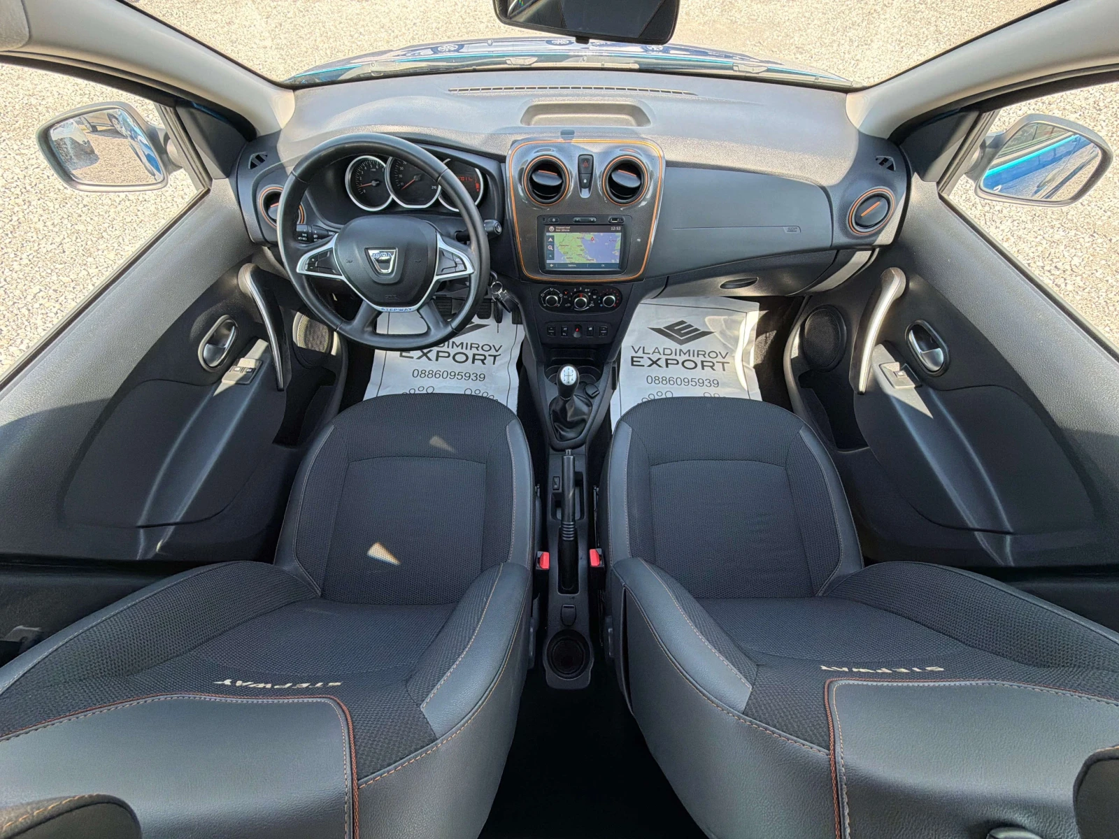 Dacia Sandero 1.5dCi E6 STEPWAY FACE /РЕАЛНИ КМ / 1 - СОБСТВЕНИК, снимка 9 - Автомобили и джипове - 56209189