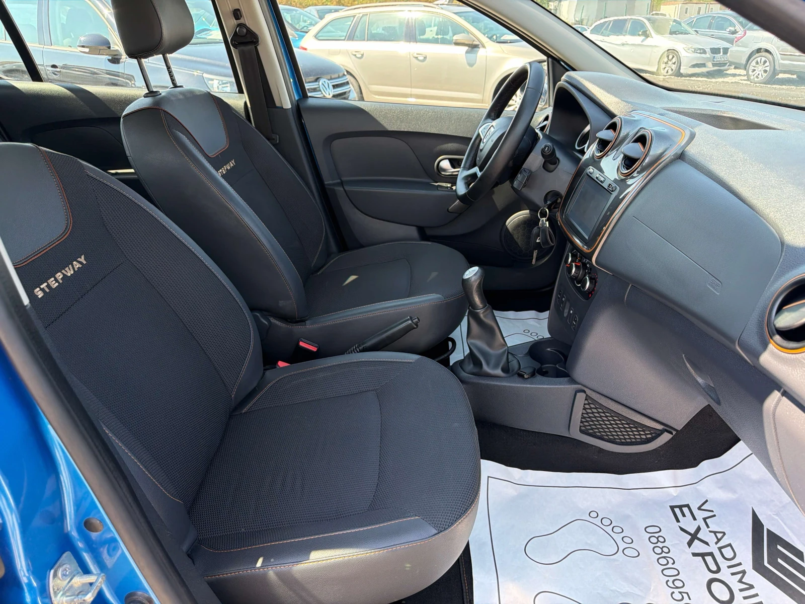 Dacia Sandero 1.5dCi E6 STEPWAY FACE /РЕАЛНИ КМ / 1 - СОБСТВЕНИК, снимка 8 - Автомобили и джипове - 56209189
