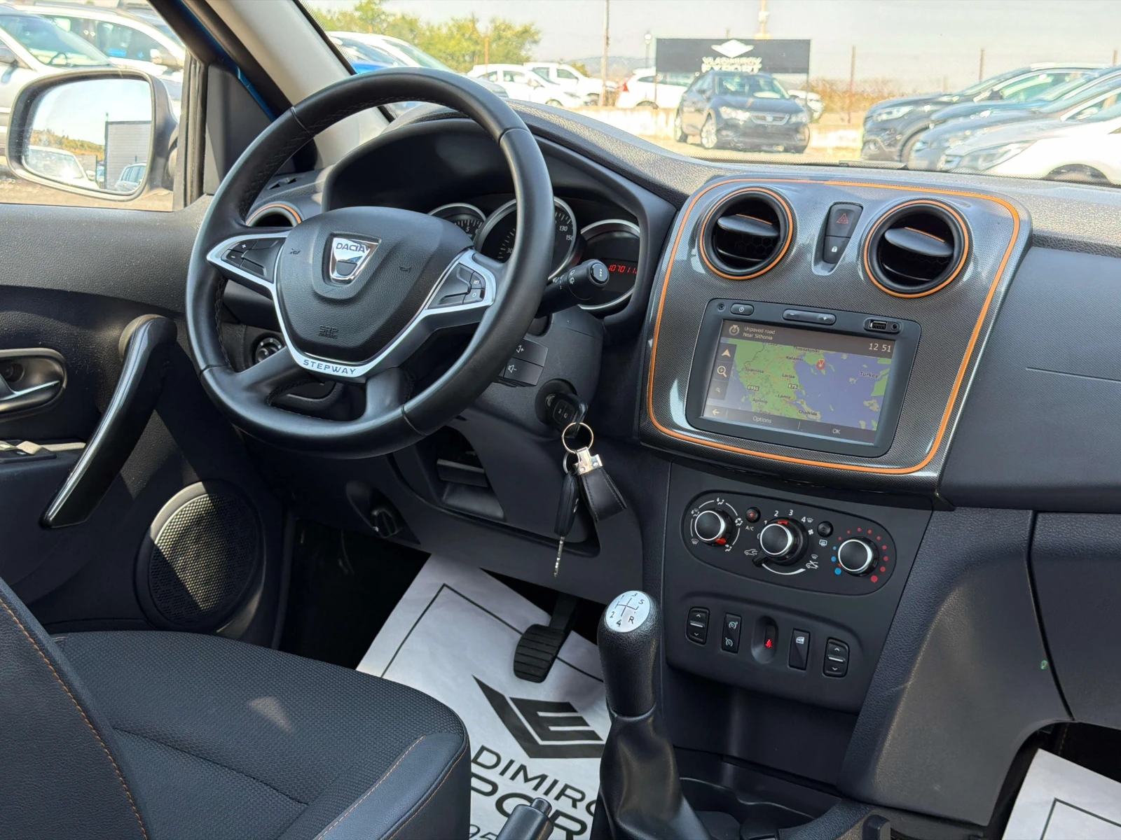 Dacia Sandero 1.5dCi E6 STEPWAY FACE /РЕАЛНИ КМ / 1 - СОБСТВЕНИК, снимка 14 - Автомобили и джипове - 56209189